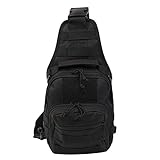 Tactical Sling Pack Military Rover Shoulder Daypack Departed Outdoor Chest Pack Shoulder Backpack for Fly Fishing Camping Hiking Trekking Bag for Men and Women