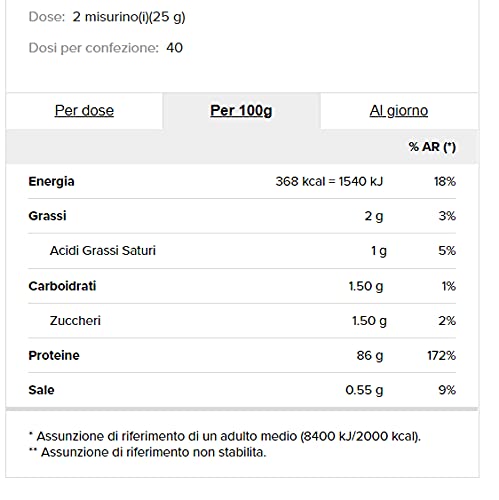 Real Whey Isolate 1000 g - proteine isolate - multi gusti (cioccolato)