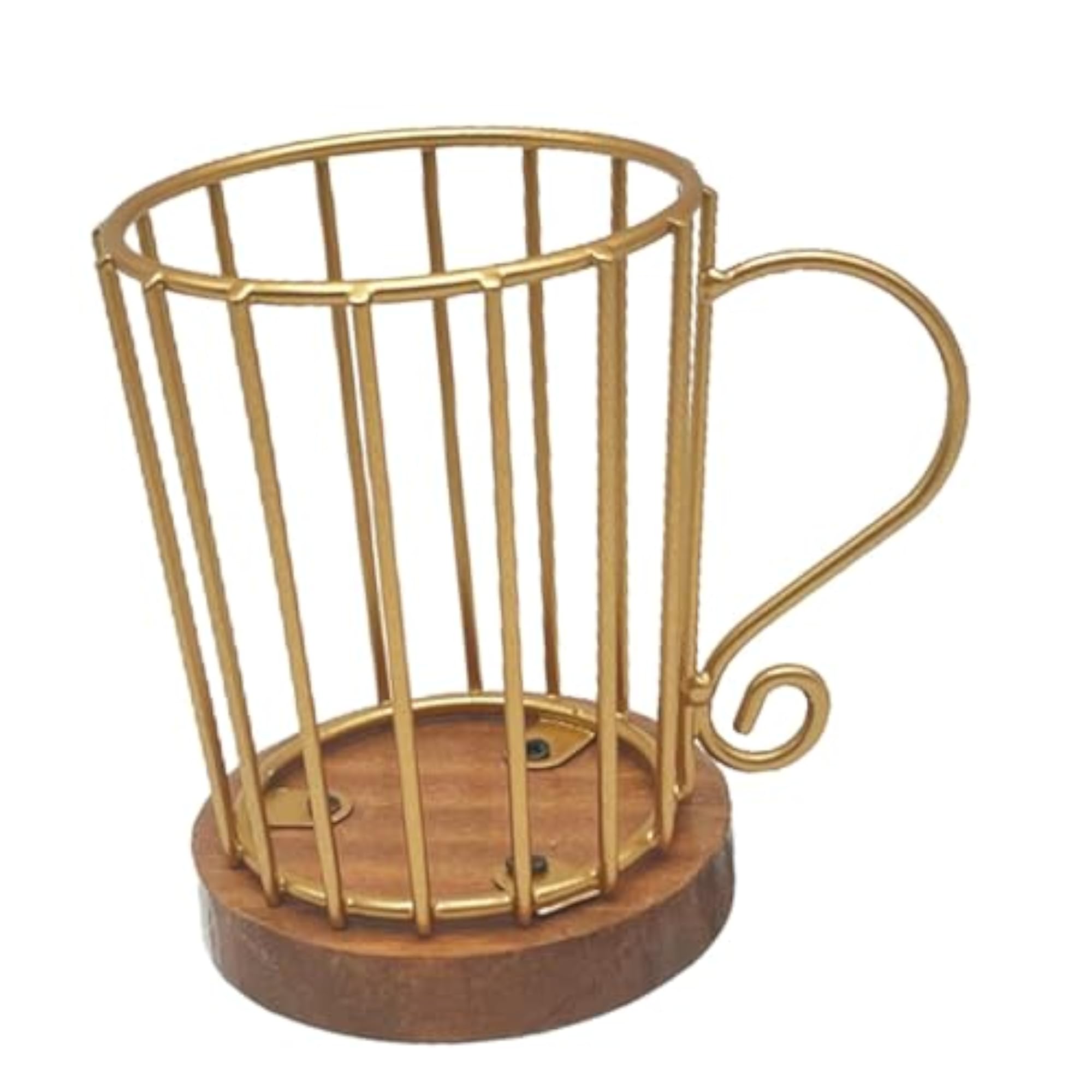 Gold Filter Holder Storage Container for Office & Home, 3 Pcs