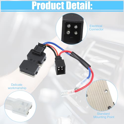 Image of ACROPIX HVAC Heater Blower Motor Resistor Temp Control Regulator Fit for Mercedes-Benz S320 S420 S500 S600 94-99 No.1408218451 /0058205010 - Pack of 1