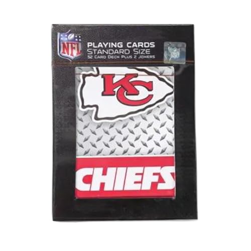 Mazo de naipes Kansas Chiefs (2 mazos) miniatura 2