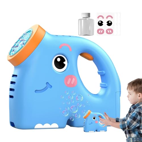 Máquina de soplador de burbujas, máquina de mano de obra, máquina profesional de burbujas portátil, jirafa Soap Bubble Toys for Childre, elefante soap máquina de burbujas de juguete Handheld Soap Bub