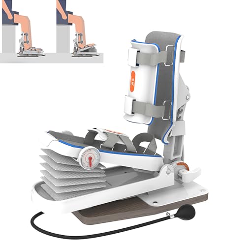 HZFAIGLL Electric Ankle Rehabilitation Training Equipment, Adjustable Strength, Precise Compression, Ankle Sprains, Broken Toe Foot, Post Op Care, Pain Relief and Pressure Relief