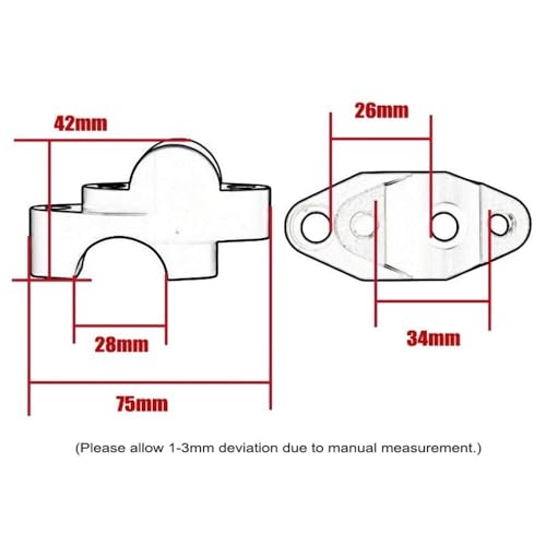 Kit Accessoires Moto Riser Guidon Confort de Pilotage 450MT