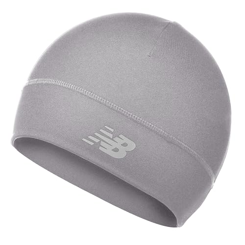 New Balance Lightweight Running/Athletic Skullcap Hat Beanie Cap Slate