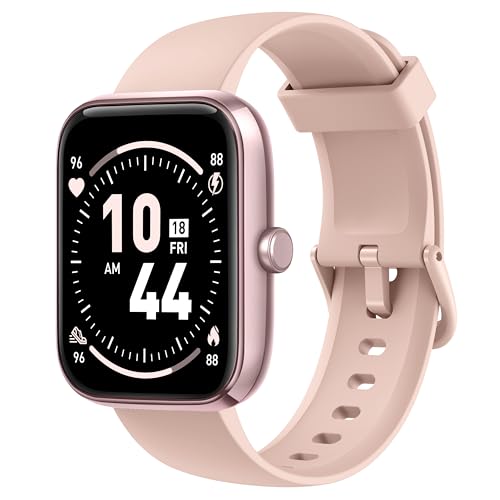 KALINCO Smartwatch Damen Herren mit Alexa, Verwendet mit der VeryFit App, 1,83 Zoll Bildschirm, Bluetooth-Anrufe, 110+ Sportlich/Herzfrequenz/SpO2/Schlaf/Druck, für iOS und Android