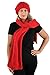 Barefoot Dreams CozyChic Red Beanie and Scarf Set, Slouchy, 100% Polyester Microfiber, Comfortable Winter Gear