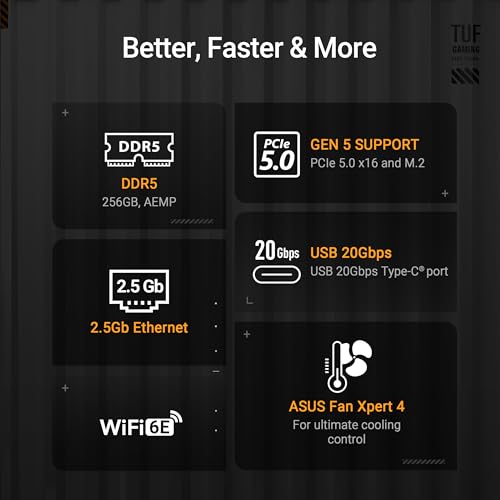 ASUS TUF Gaming B850-E WiFi – Carte mère Gaming AMD ATX