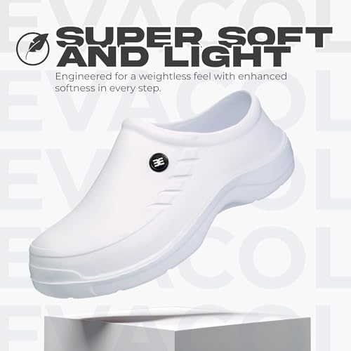 Image of Non Slip Shoes for Women - Slip On Clogs, Comfortable Work Shoes