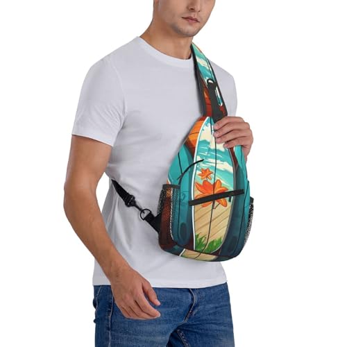 Morrales Sling Crossbody para Senderismo y Exterior miniatura 7