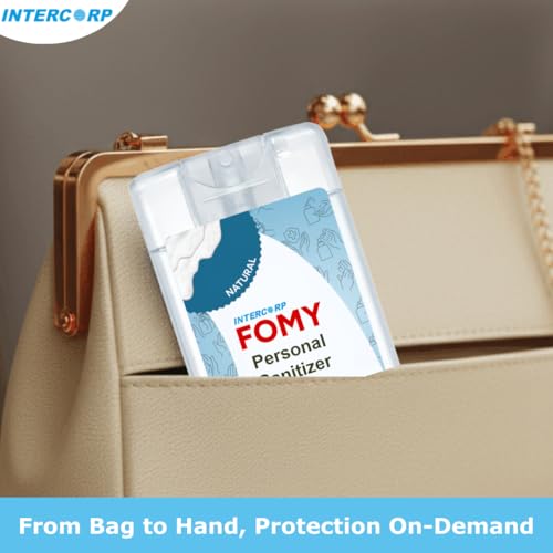 Image of Pocket Sanitizer Spray 20 ml | Hand & Surface Disinfectant | Gentle & Effective Germ Protection (20 ml, Natural)