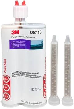 3M Panel Bonding Adhesive 08115 with Manual Applicator Gun 08571