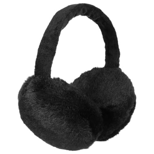 Supvox OhrenwäRmer Damen Winter OhrenschüTzer Schwarz Weiche Ohrabdeckungen FüR Frauen MäDchen Ohr WäRmer FüR Outdoor-KäLteschutz Niedliches Cartoon Design
