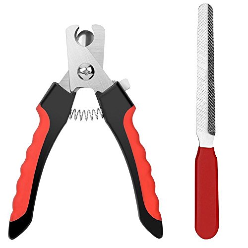 Image of Foodie Puppies Nail Cutter with Filer Professional Grooming Lockable Tool Set Suitable for All Small Animals, Dogs, Puppies & Kittens (Color May Vary)
