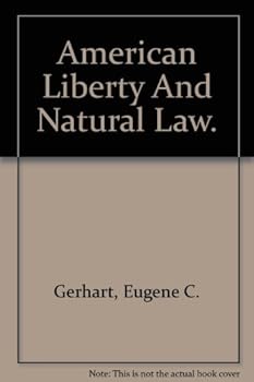 Hardcover American liberty and "natural law." Book