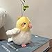 Adorlynetty Realistic Yellow Cockatiel Parrot Bird Stuffed Animal Cute Plush Bag Pendant Simulation Bird Toys for Kids Pendant Doll Birthday Gift Decoration(Cockatiel Plush)