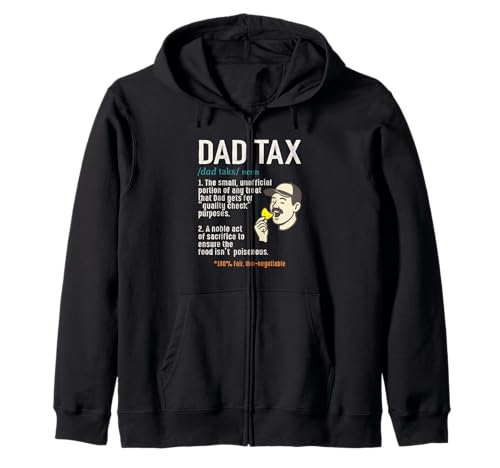 Funny Dad Tax Definition Men Father's Day Sarcastic Humour Sweat à Capuche