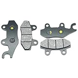 Pastillas de freno de disco para Yamaha Quad YFZ450, YFZ450S, YFZ450T, YFZ450R, YFZ 450 S T R, 450S y 450T. Pastillas de freno de repuesto para motocicleta. Pastillas de disco metálicas resistentes al desgaste. Pastillas de freno delanteras y traseras.
