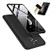 Produktbild JINICHANGWU kompatibel mit Hülle für Huawei Mate 20 Lite Hülle + Panzerglas, Schale PC Full-Cover Anti-Kratzer Handyhülle Schutzhülle Case Hülle für Huawei Mate 20 Lite (Schwarz)