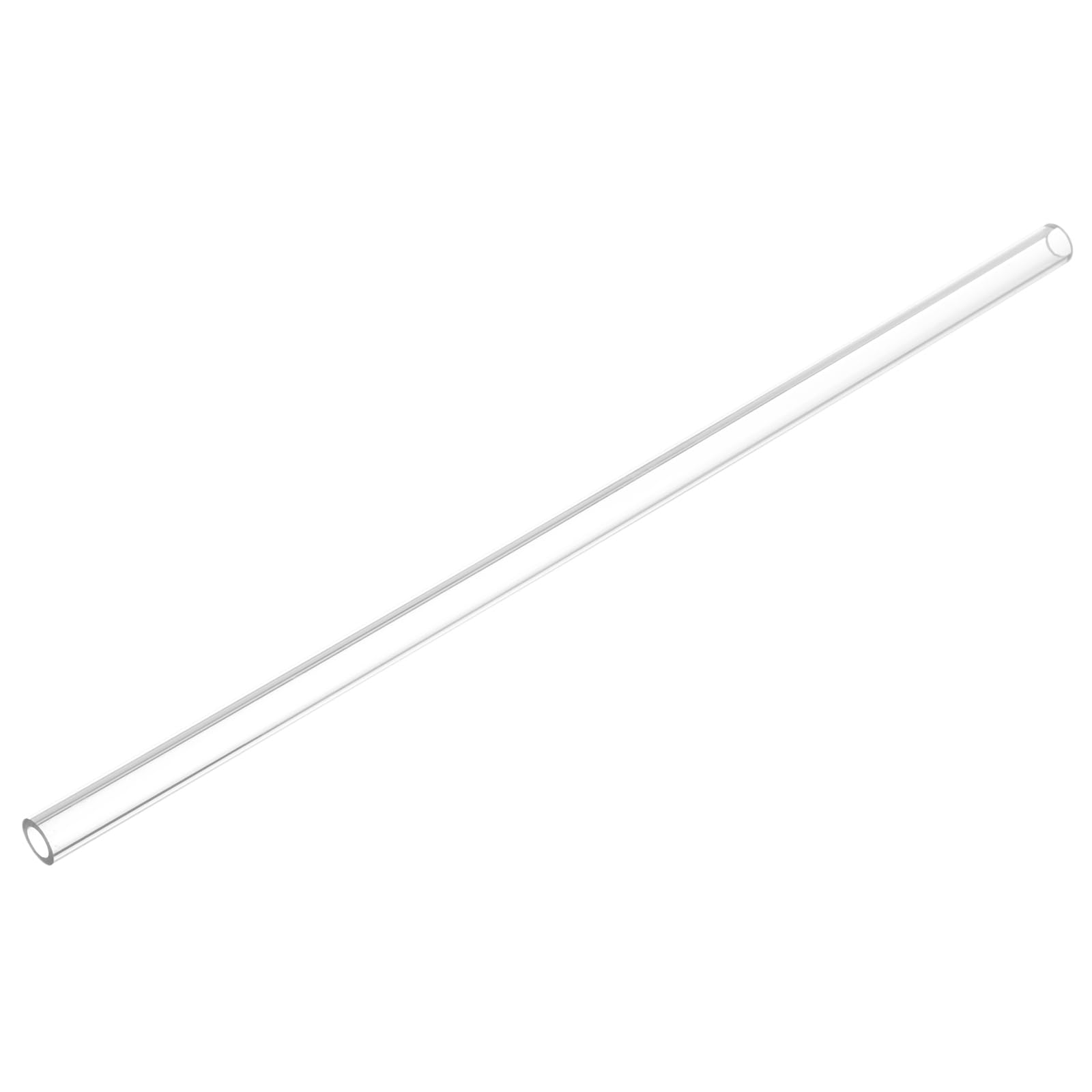 uxcell Clear Rigid Tubing 7mm(0.28") ID x 11mm(0.43") OD x 1Ft Length Round Plastic Polycarbonate Tube