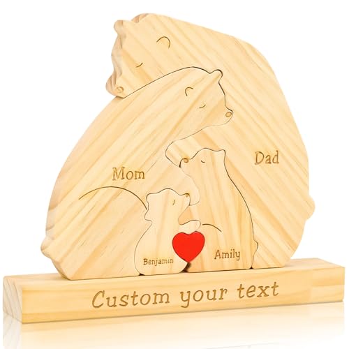 Wooden Bears Family Puzzle