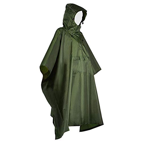 Homens Mulheres Capa de chuva Impermeável Impermeável Poncho impermeável com faixa reflexiva POPQ