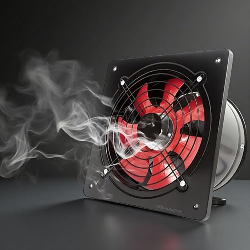 YXINHONGYUE 16 Inch, Extractor de Aire de Cocina silencioso Mejorado de 14 Pulgadas con Montaje en Pared a Prueba de explosiones Industrial para restaurantes