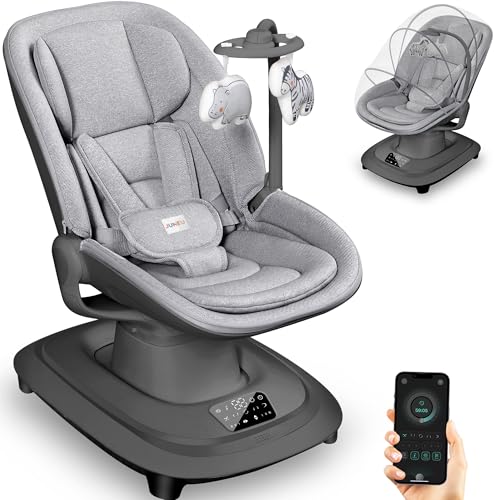 Baby Swings for Infants - Electric 3D-Motion Swings for Newborns 7-33lbs