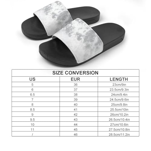 Brush Gray Tie Dye PVC Slippers Sandals for Women Men Open Toe Soft Cushioned Non-Slip Sandal for Indoor Outdoor2