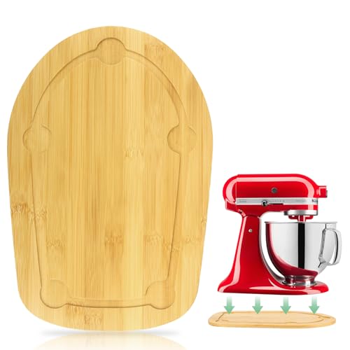 Comparison: Best Value For Money Stand Mixer 9 Mixer Slider Compatible with Kitchen aid Bowl Lift 4 .5-5 Qt Stand Mixer Bamboo - Kitchen Countertop Storage Mover Sliding Caddy for Kitchen Aid 4 .5-5 Qt Mixer(4.5-5 Qt with Foot Slot 1 - Natural)