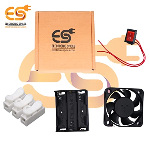Image of Electronic Spices Diy Mini Exhaust Fan Kit Starter Kit With Video Tutorial & User Manual For Boys And Girls