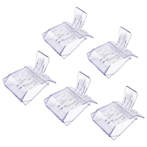 Samuliy Jaula de abeja reina, atrapador de reinas transparente, clips de captura de apicultores, atrapador de marca de abeja reina para capturar, almacenar y marcar de forma segura