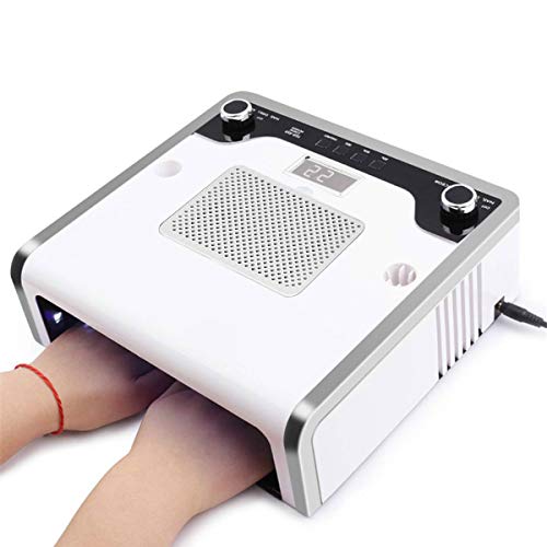 Preisvergleich Produktbild Xinliang® Nagelbohrer Nagelmaschine 108W Nagelpolierer Elektrische Nagelbohrmaschine 30000 U / min Nagelstaub-Staubsauger LED-Beleuchtung 54 LED UV-Lampe Elektrische Nagelfeile