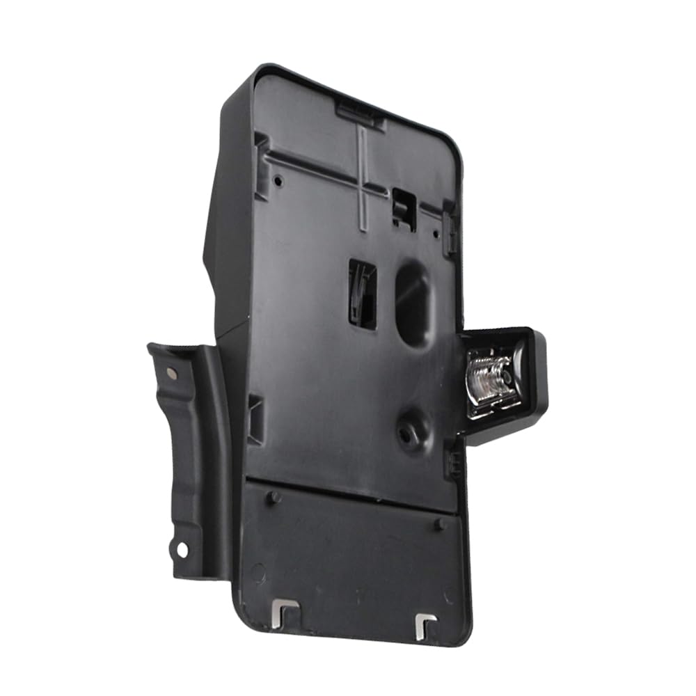 Support de plaque d'immatriculation FR&a-me avec lumière MASO Support de plaque d'immatriculation arrière compatible avec Jeep, compatible avec Wrangler JK JKU compatible avec Sahara Rubicon x Sport