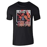 Pop Threads Akuma Video Gamer Art Street Fighter 2 Retro 90s Graphic Tee T-Shirt for Men Black XL