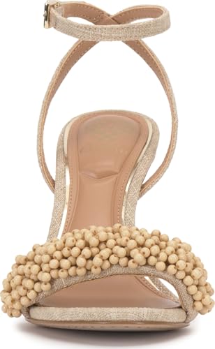 Image of Vince Camuto Arleem Beaded Band Ankle Strap High Heel Sandals