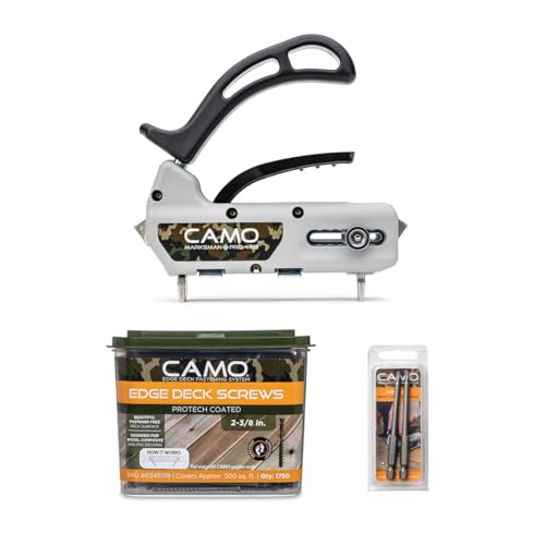 CAMO Marksman Pro-NB Kit Narrow Board Deck Tool 1750 Edge Screws & Bits Edge Fastening Installation Fits 3-1/4 to 5 Boards 3/16 Spacing (0345015)