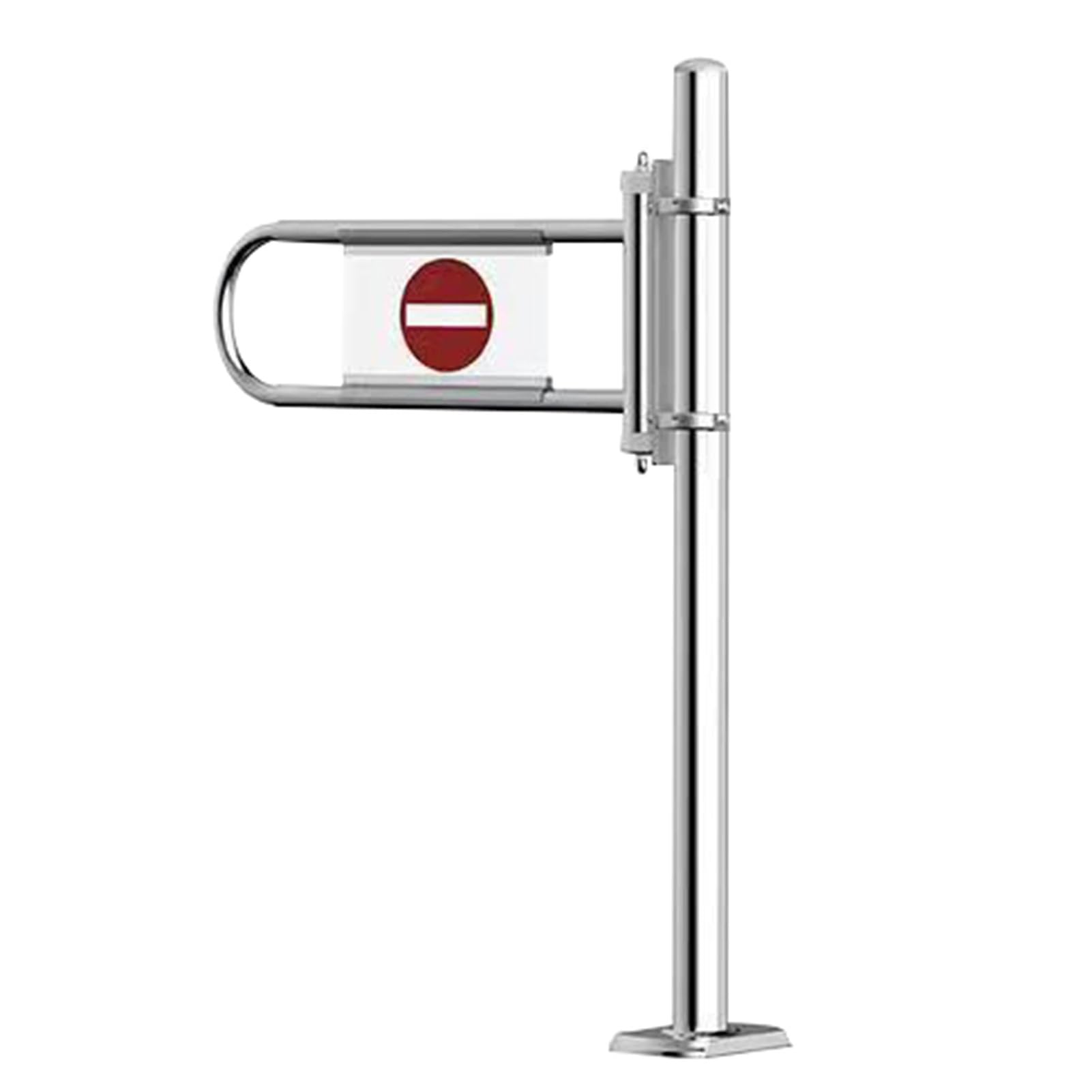 1-drożna brama barierowa ze stali nierdzewnej do supermarketu i magazynu, jednokierunkowe ogrodzenie ochronne, automatyczne zamykanie do fabryki i korytarza parkowego (55 x 100 cm)
