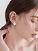 Yoursfs Clip On Silver Earrings Large Teardrop Clip On Earrings For Women Hypoallergenic Trendy Platinum Plated Jackfruit Earring for Bridal Jewelry