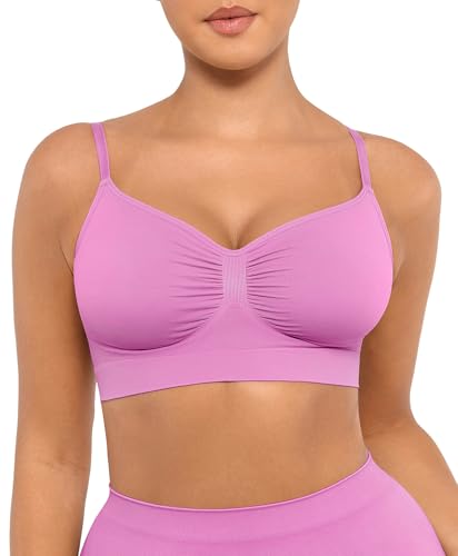 Image of FeelinGirl Bralettes for Women with Support Comfortable Bras No Underwire Seamless Everyday Bras