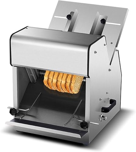 Cortadora eléctrica de pan profesional 370W acero inoxidable