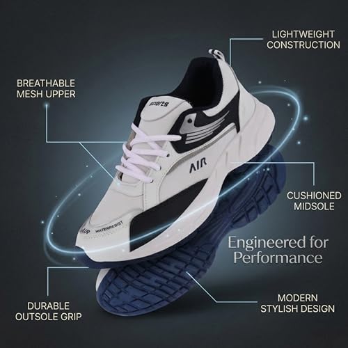 Image of Foot Trends Sport Shoes| Lightweight EVA Sole and Comfortable || Walking /Running Shoes for Gym, Training, and Workouts for Men's