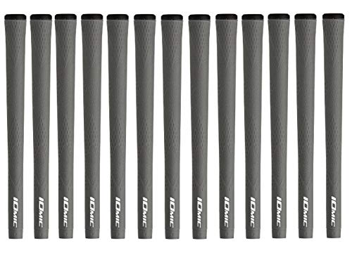 Iomic X-Grip 2.3 Golf Grip Bundle (13 Piece), Platinum Grey