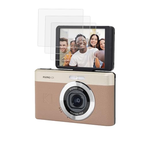 [3Zbg] For Kodak PIXPRO C1 p tB [YEZHU] 9Hdx̉tیtB 0.3mm^ PEThfލ̗p X[p[NA ώw  ߗ (KXtB)