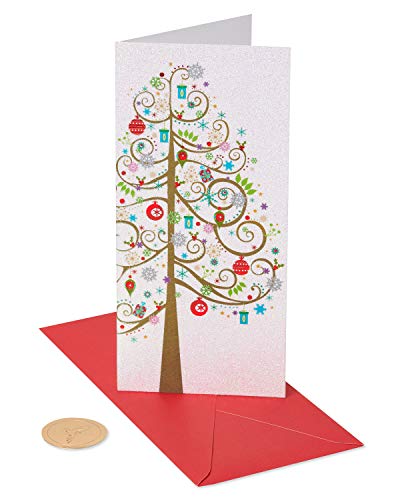 Papyrus Holiday Cards Boxed With Envelopes, Joyful Christmas Celebration, Tree (16-Count) #TOP5