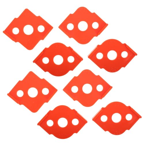 Homoyoyo 8pièces Gabarits De Routeur Pour Modèles De Positionnement Pour Outils De Découpe Finition Accessoires De Menuiserie