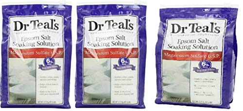 Image of Dr Teal's Unscented Pure Epsom Salt, 3 Count