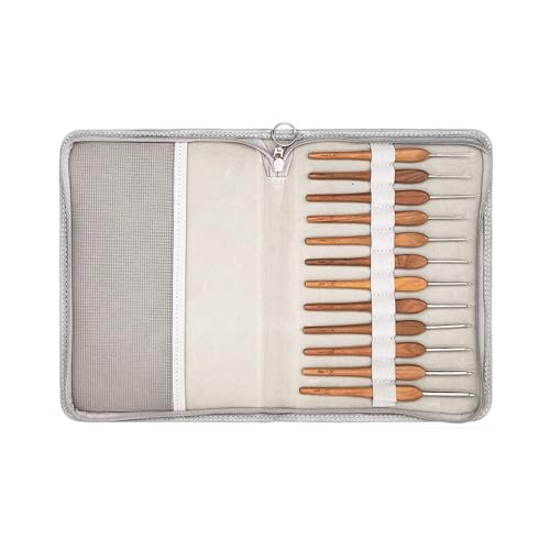 Crochet de crochet de poignée ergonomique 12pc en aluminium et plastique souple - 6