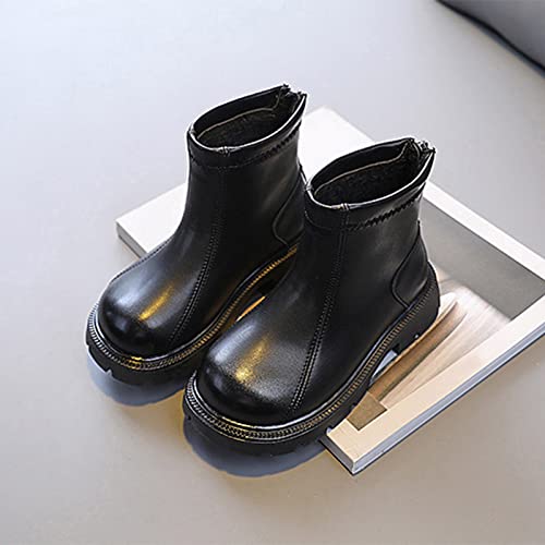 Fashion Spring And Autumn Children's Boots Boys' And Girls' Ankle Boots Thick Soles Non Slip Warm Baby Boots for2