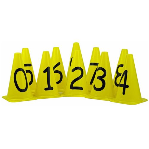 Sahni Sports Numbered Markers Cones 0-9 (Set of 10, 9Cone), Multicolor (B01F2EHVXW) Amazon Price History, Amazon Price Tracker